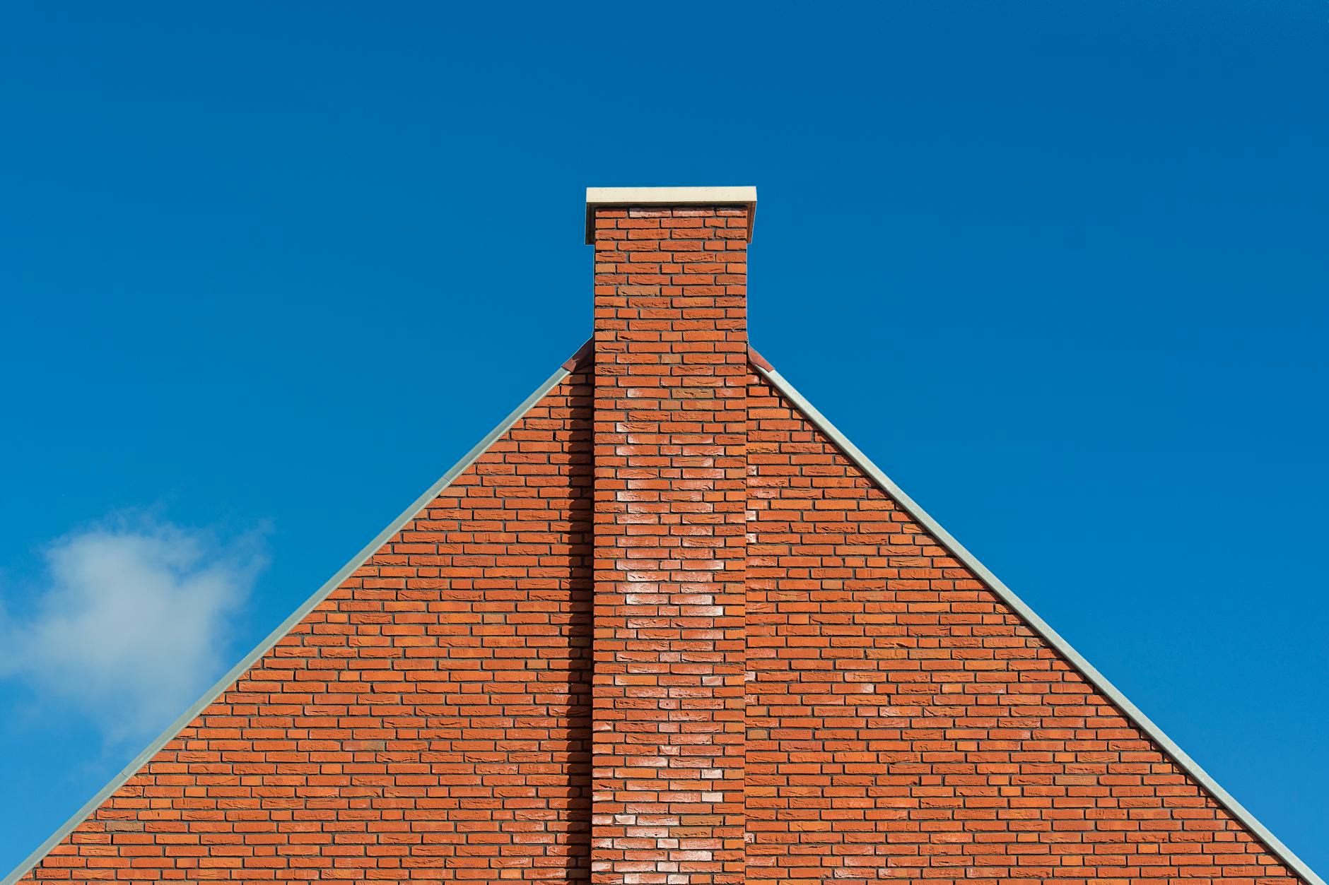 Chimney brick rebuild and construction