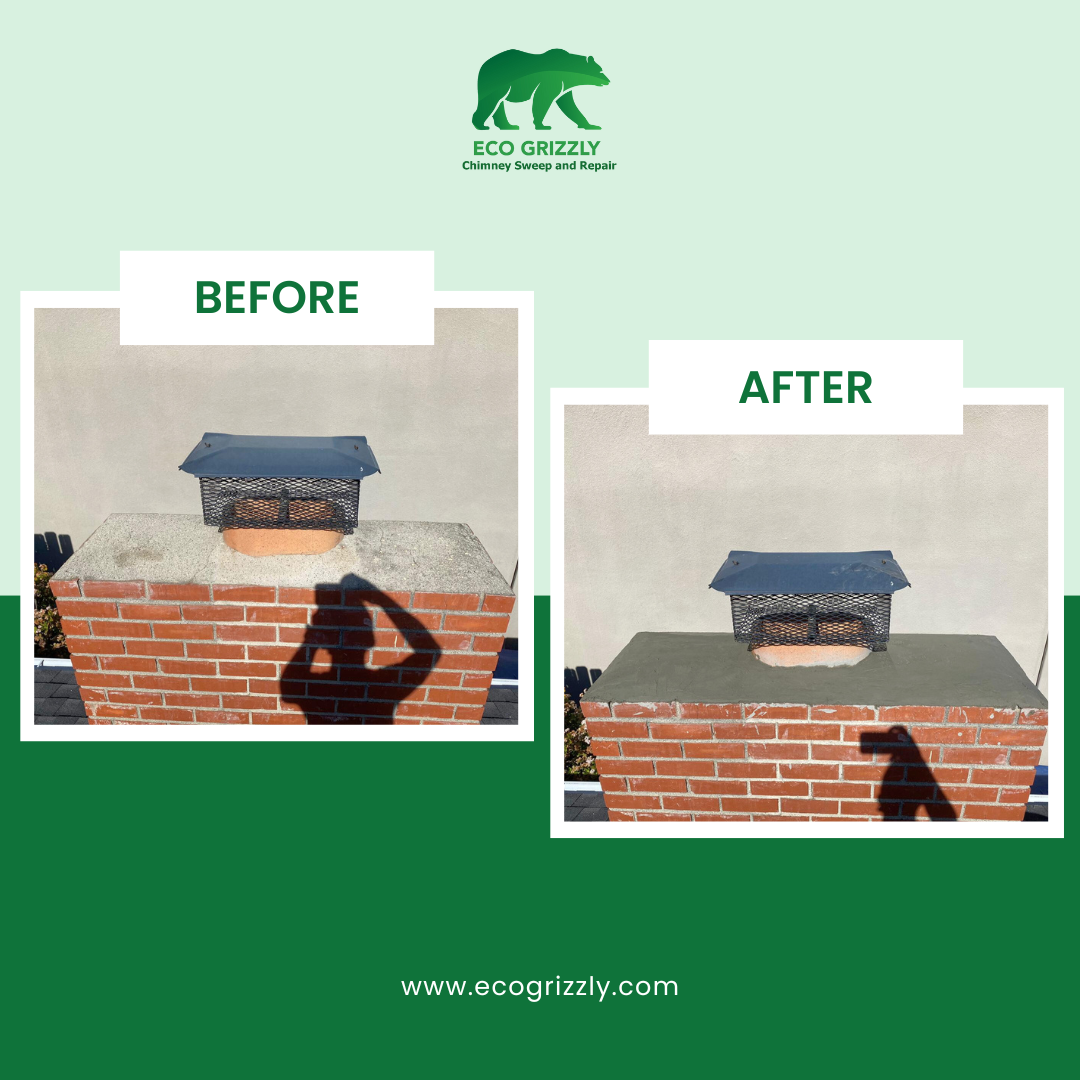 Chimney flashing repair at roof connection to prevent water leaks